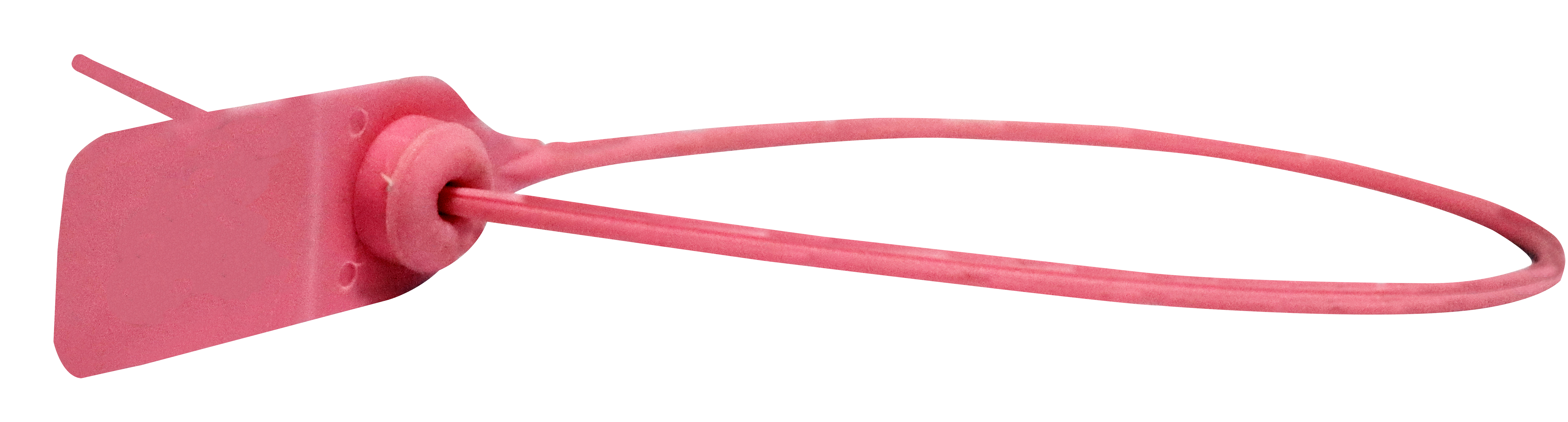 Metal pull tight plastic strap security seals