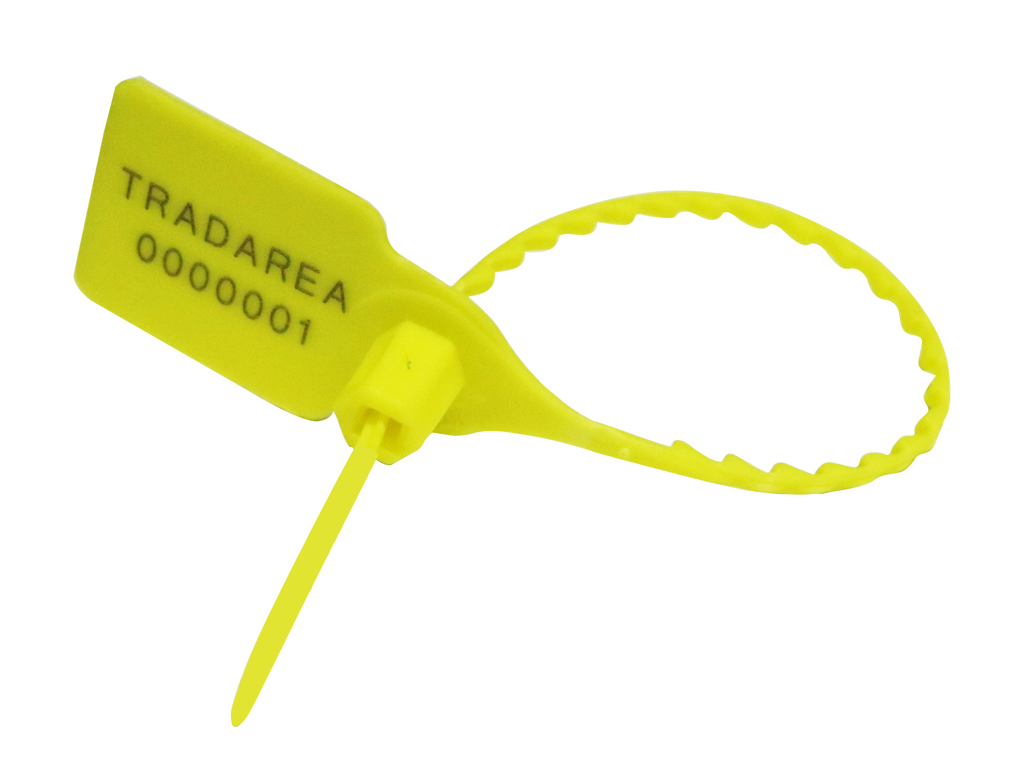 Small fang plastic strap security seals